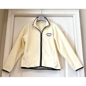 Keystone Colorado Full Zip ski snow Collar Pockets Jacket Cream Softshell Size M